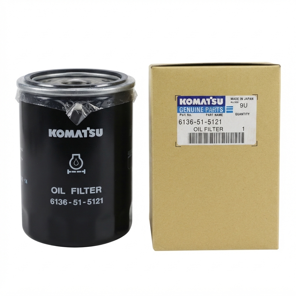 فیلتر روغن کوماتسو  6136-51-5121