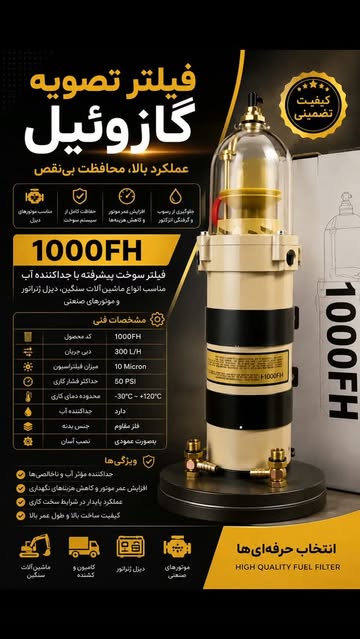 فیلتر تصفیه گازوئیل